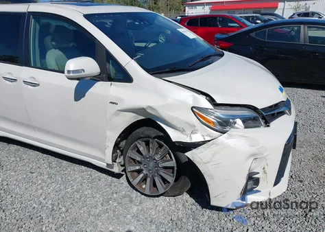 2020 Toyota Sienna Limited Premium from USA, damaged, VIN 5TDDZ3DC3LS234793